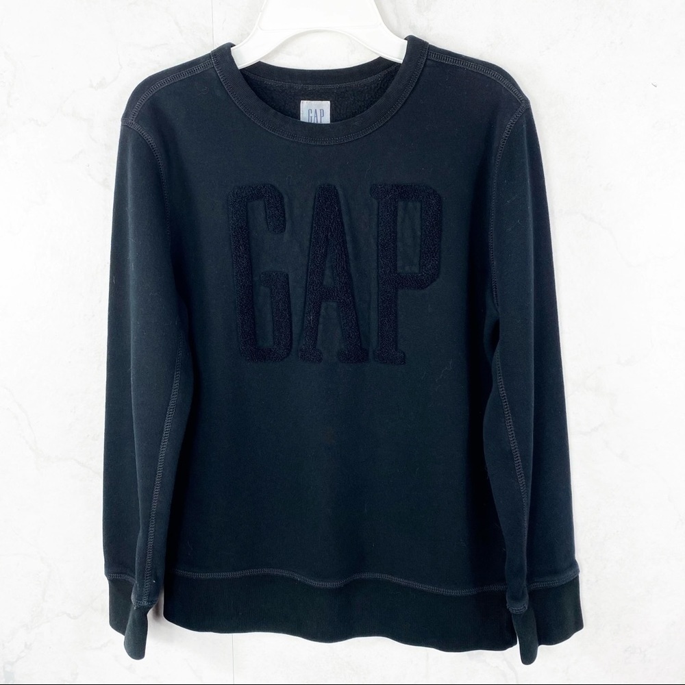 [Gap] Black Logo Crewneck